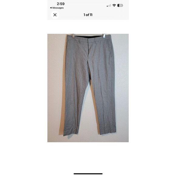 J. Crew Bedford light Grey Dress Suit Pants 32x32 - Picture 2 of 4